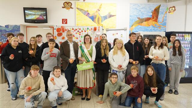 In der Mittelschule Köflach findet heuer zum zweiten Mal die "Woche des Apfels" statt. | Foto: Schrapf