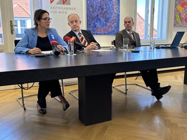 Die Kammer für Ärztinnen und Ärzte Wien präsentierte den jüngsten Gesundheitsbarometer. Dazu wurden im September 1.000 Österreicherinnen und Österreicher befragt. | Foto: Johannes Reiterits/MeinBezirk