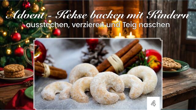 Ein Teller voller zarter Vanillekipferl – ein himmlischer Genuss für die Weihnachtszeit. | Foto: Leonardo
