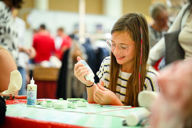 Bei der Kreativmesse sind den Basteltigern keine Grenzen gesetzt. | Foto: Messe Wels