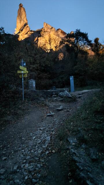 jetzt wird es aber Zeit wieder hinunter zu gehen... | Foto: I.Wozonig