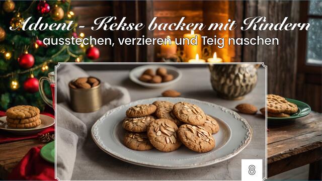 Ein Teller voller Mandelkekse – feine Mandelnote in jedem Bissen. | Foto: Leonardo