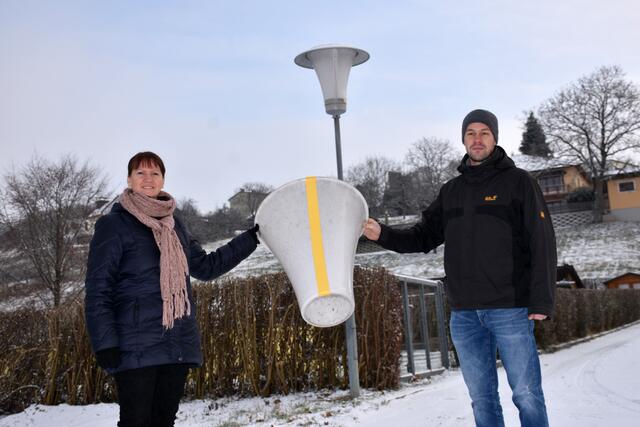 Neue LED-Ortsbeleuchtung in Pabneukirchen.  | Foto: Zinterhof