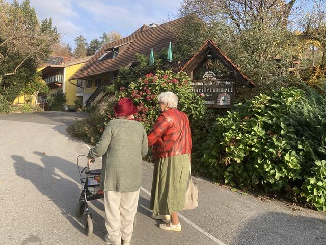 Gut angekommen bei der Schneiderannerl