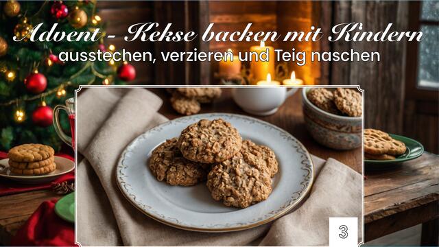 Ein Teller voller knuspriger Haferflockenkekse – ein gesunder und leckerer Snack für jede Gelegenheit. | Foto: Leonardo