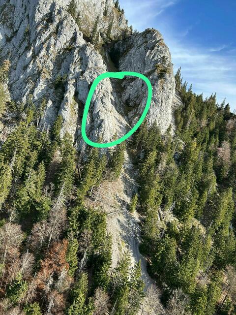 Die Wanderin rutschte beim Abstieg aus und fiel 100 Meter in die Tiefe. | Foto: Bergrettung St. Gilgen