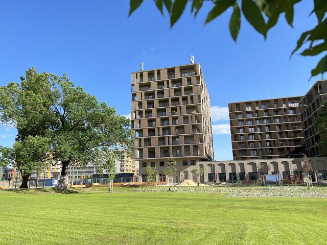 Die Mischung aus Grünraum und Modernität macht Reininghaus für die neuen Bewohner attraktiv. | Foto: A15