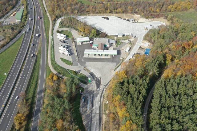 Neuer Rastplatz für Lkw-Lenkerinnen und -Lenker auf A 21. | Foto: Asfinag