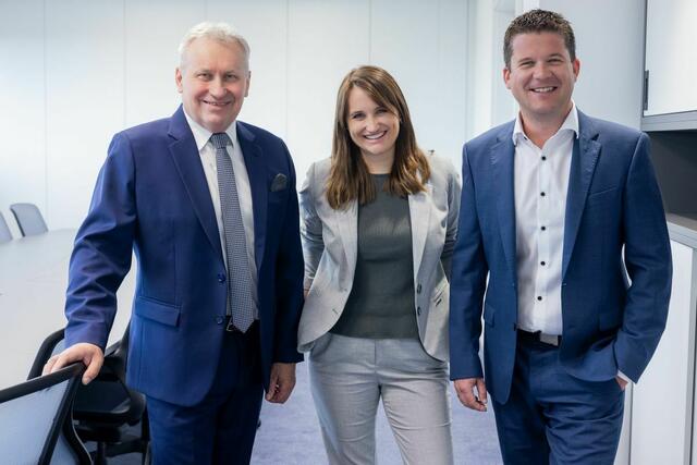 Josef Frühwirth, Stefanie Gutleder, Peter Reisinger, v.l. | Foto: EPS