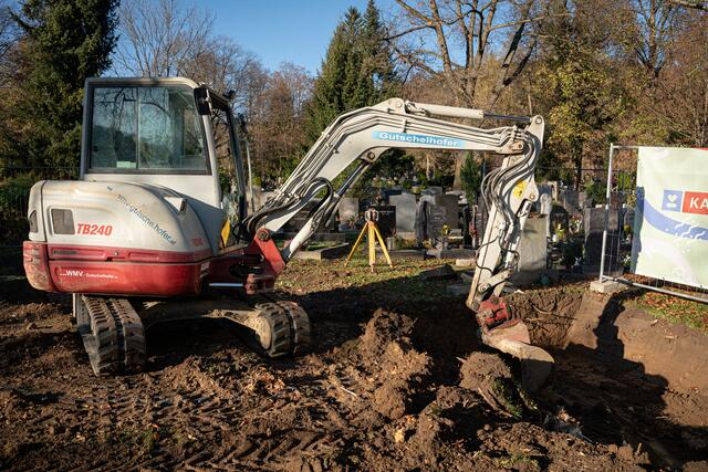 Die Baggerarbeiten sind derzeit im Laufen. | Foto: Stadt Kapfenberg/Kapeller