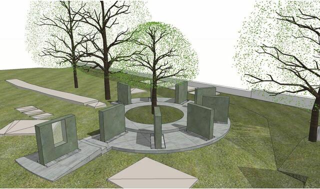 So soll die künftige Gedenkstätte aussehen. | Foto: Architekturbüro Assigal