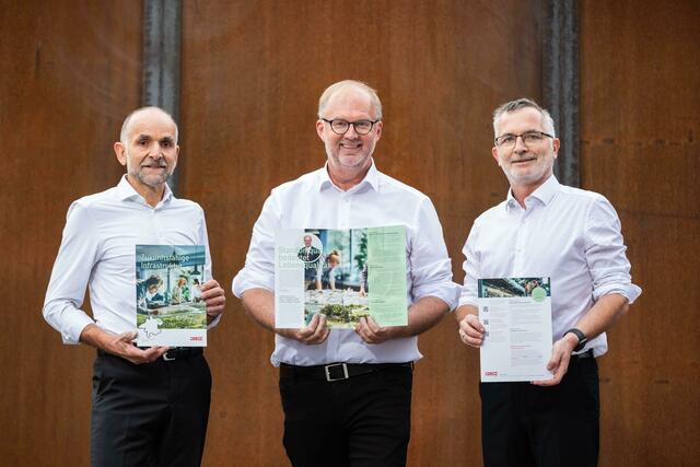 Von links: Dietmar Wolfsegger (Leiter der Wirtschaftskammer Freistadt), Christian Naderer (Obmann der Wirtschaftskammer Freistadt) und Thomas Denk (Stellvertretender Leiter der Wirtschaftskammer Freistadt). | Foto: Roman Gutenthaler