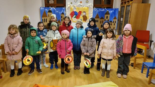 Der Kindergarten in Kroatisch Minihof feierte Laternenfest. | Foto: Kindergarten Kroatisch Minihof