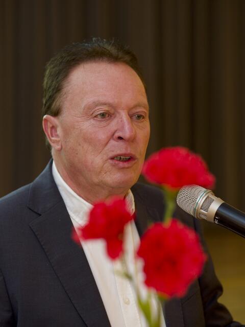 Hannes Weninger bei seiner Ansprache.