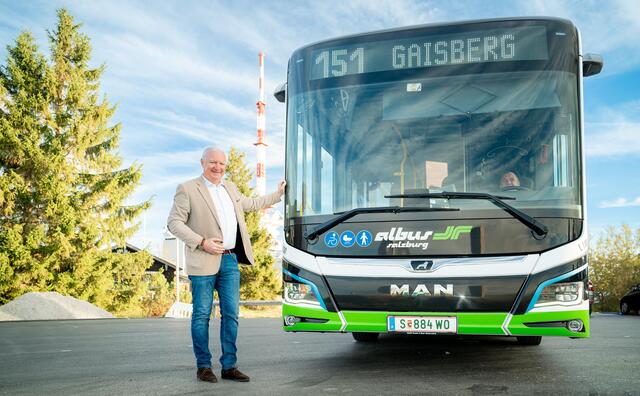 Mit dem Elektro-Gaisbergbus am kommenden Wochenende alle 22 Minuten ab Mirabellplatz auf Salzburgs Hausberg. Im Bild: Gaisbergkoordinator und Vizebürgermeister Florian Kreibich. | Foto: Stadt Salzburg / Alex Killer