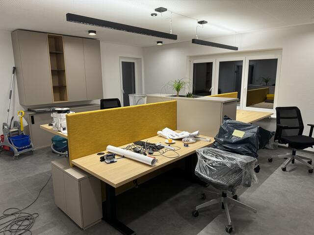 Das Wohlfühlbüro kurz vor dem Einzug. | Foto: GB-Energietechnik