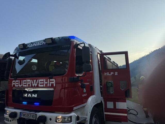 Im Einsatz standen die beiden Feuerwehren Kainach und Afling | Foto: OFM Patrick Marcher