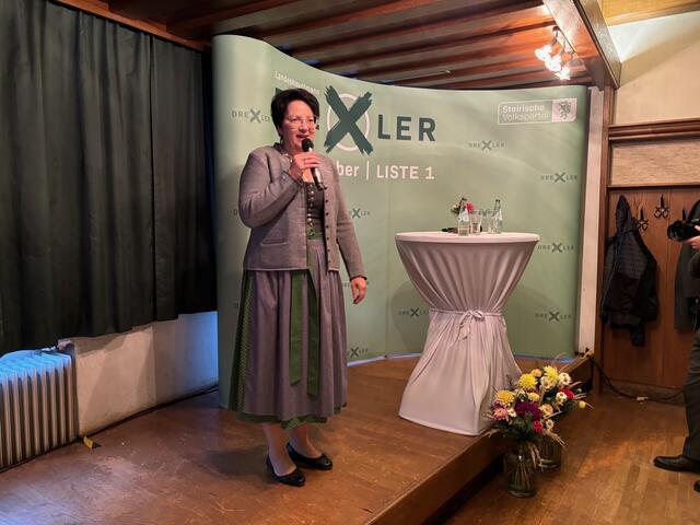 Wahlkreis-Spitzenkandidatin, Bürgermeisterin Klaudia Stroißnig, lobte den Zusammenhalt im Bezirk. | Foto: Almer