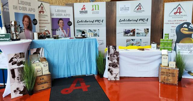 Messestand mit der Apotheke aus Molln | Foto: Apotheke aus Molln