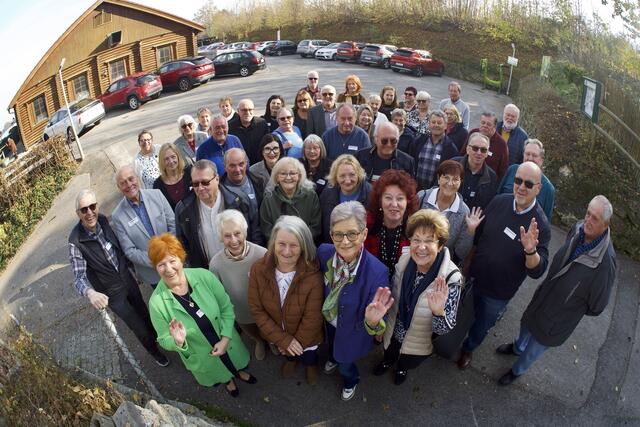 Älter, als in der Hauptschule und im Polytechnikum, aber immer gut gelaunt: die 1953-er und 1954-er Jahrgänge. | Foto: Santrucek