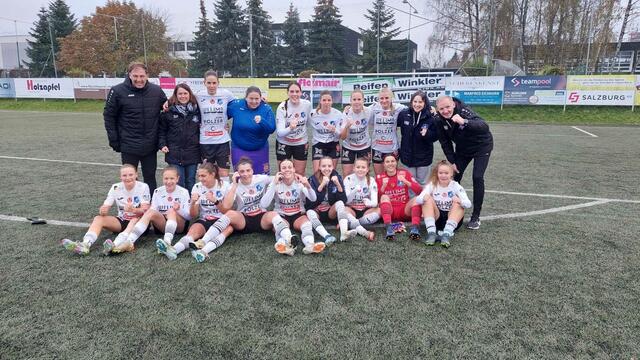 Die SPG Südburgenland/TSV Hartberg jubelt auch in Bürmoos über einen Sieg. | Foto: René Höfer