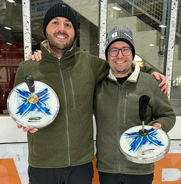 Mathias Adler und Alexander Hechenblaikner konnten das internationale Duo-Turnier in Peiting für sich eintscheiden. | Foto: SCB