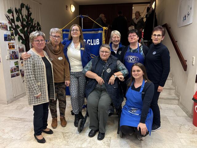 Ein Teil des engagierten Teams vom Kiwanis Club Hollabrunn Freyja. | Foto: Alexandra Goll