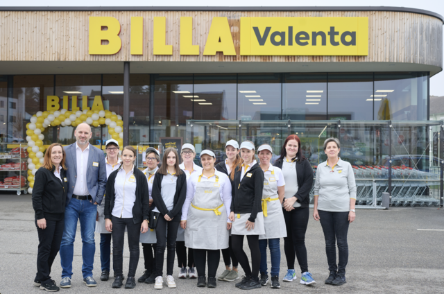 Andreas Valenta und sein Team. | Foto: BILLA AG / Winfried Flohner