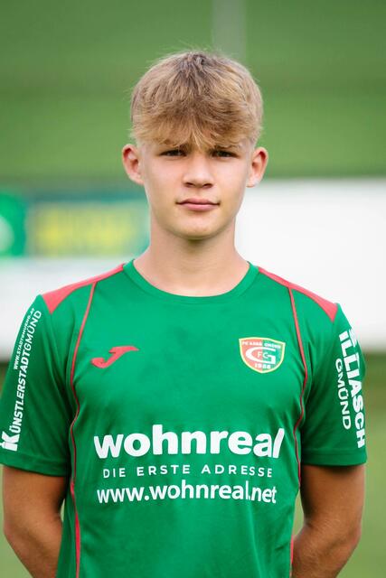 ASKÖ Gmünd : Stürmer Tobias Bliem, der im Juli 15 Jahre alt geworden ist und auch schon 6 Tore in seiner ersten KM-Saison erzielt hat. | Foto: Privat