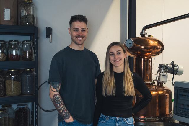 René Grüner und Sarah Herzog von Munakra. | Foto: Munakra