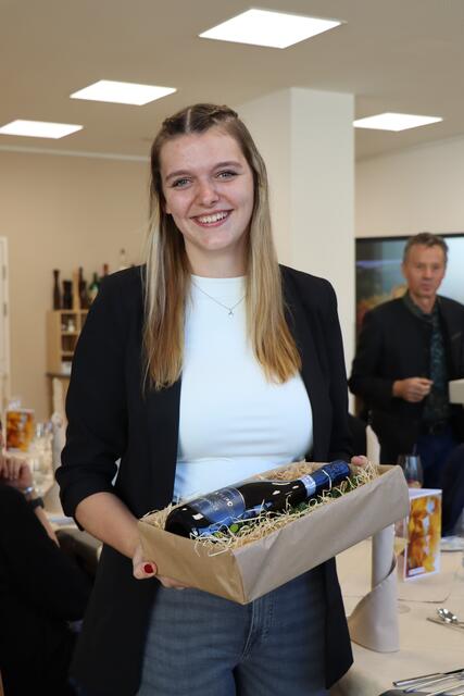 Ramona Netzer wurde zu einem besonderen Mittagessen an der TFBS Landeck eingeladen. | Foto: Celina Leitner