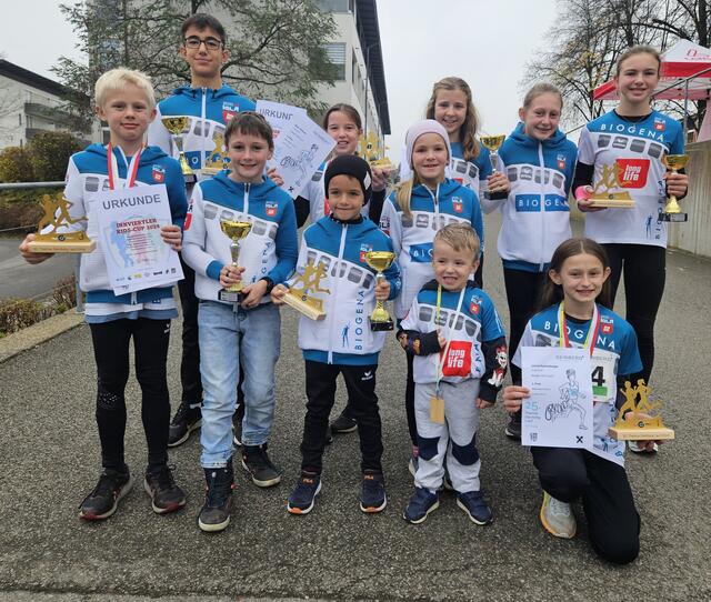 Die erfolgreichen Nachwuchsathleten der Sportunion Igla long life aus Andorf. | Foto: Igla