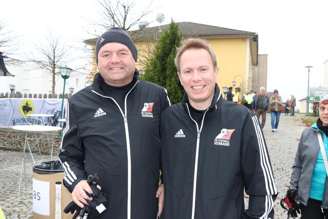 Andreas Etzinger (l.) aus Aurolzmünster mit Gerald Schmolz aus St. Marienkirchen bei Schärding. | Foto: Ebner, Kunde