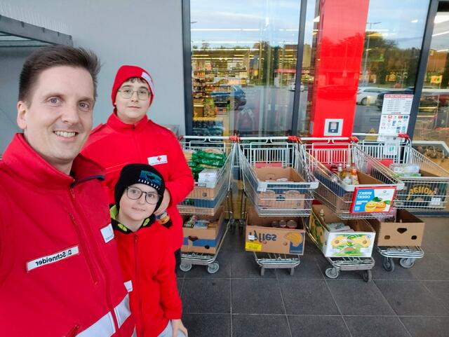Die Pfarrgemeinden sammeln beeindruckende 1.306 kg Lebensmittel für die Team Österreich Tafel. | Foto: Rotes Kreuz