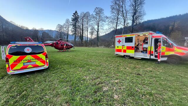 Letzten Sonntag stürzte eine 34-jährige Flachgauerin bei einem Paragliding-Flug ab.  | Foto: BRK Berchtesgadener Land