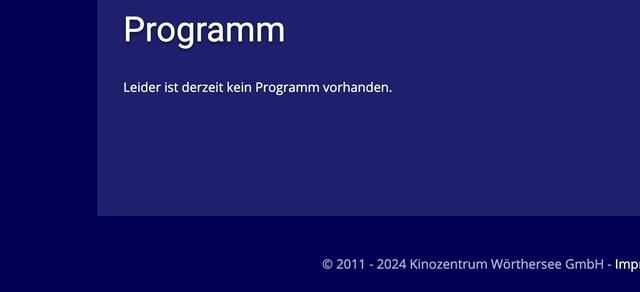 Derzeit finden Wartungsarbeiten statt.  | Foto: CineCity