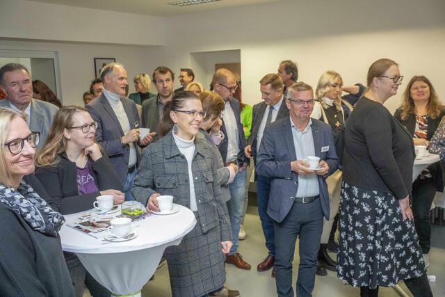 Das 172. Wirtschaftsfrühstück in der ZAM Regionalstelle in Leoben war sehr gut besucht. | Foto: Klaus Pressberger