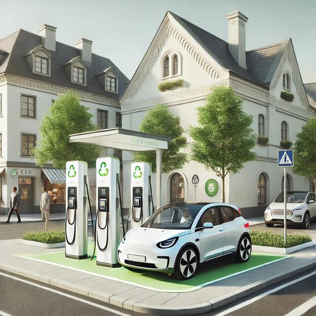 Moderne E-Tankstelle | Foto: KI-generiert