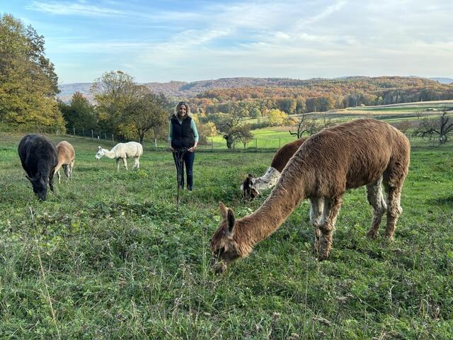Die "Lama Lady" und ihre Herde | Foto: Lauren Seywald