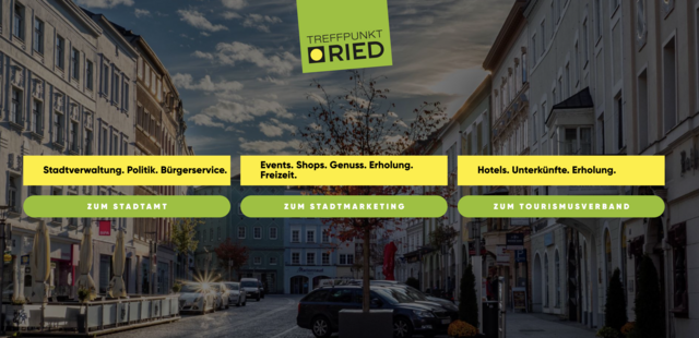 Seit Kurzem ging die neue Webseite www.ried.com in Betrieb. | Foto: Stadtmarketing