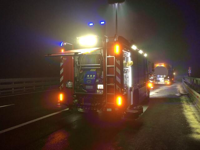 Bei Nebel und schlechter Sicht war die FF Steinberg im Einsatz. | Foto: FF Steinberg