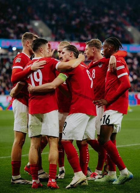Im letzten Lehrgang des Jahres 2024 wartet auf das österreichische Fußballnationalteam das Final-Doppel in der Gruppe B3 der Nations League. Am Donnerstag (Anpfiff: 16 Uhr) gastiert die ÖFB-Auswahl im Almaty-Ortalyk-Stadion bei Kasachstan, am Sonntag folgt um 18 Uhr der Jahresabschluss im Wiener Ernst-Happel-Stadion gegen Slowenien. | Foto: ÖFB | Christopher Kelemen