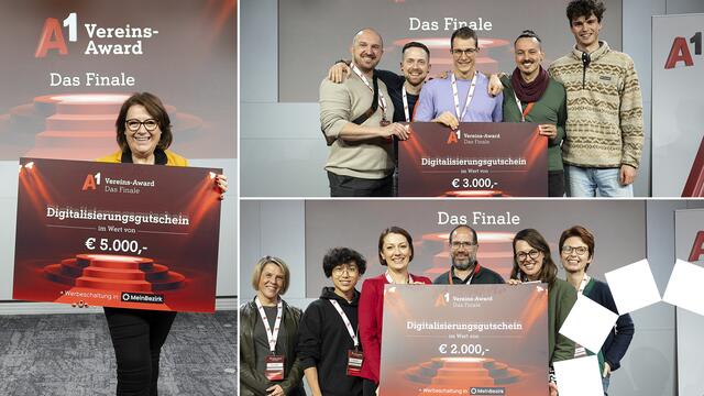 Diese drei Vereine konnten die Jury mit ihrer Vision und ihrem Engagement überzeugen.  | Foto: Martin Baumgartner / Regionalmedien Austria