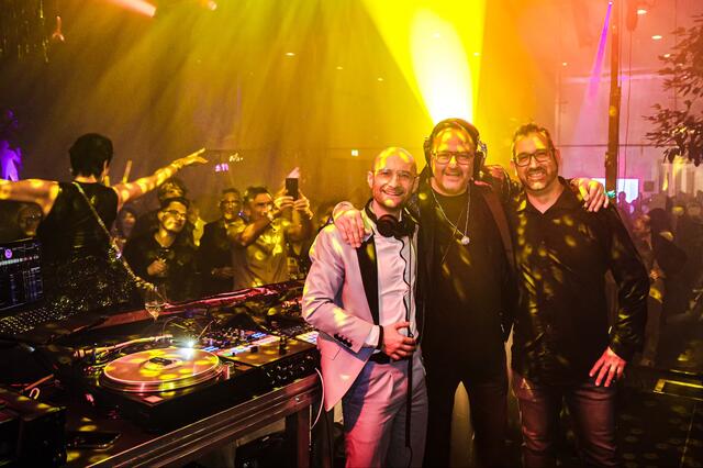 Tiffany Revival Party: Bil Allspice, Ovalley und Andy  | Foto: Paul Pischel