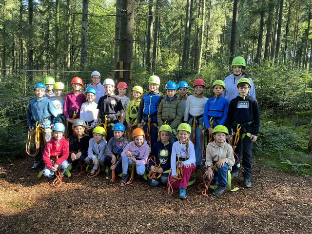 Die 1C des RG Lambach auf Kennenlerntagen in Kopfing.  | Foto: RG Lambach