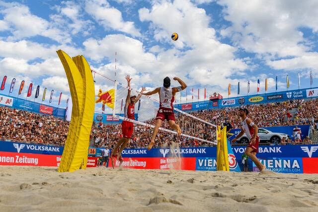 In den vergangenen Jahren noch in Wien, soll Beachvolleyball 2025, zusammen mit drei weiteren Sportarten, an den Wörthersee zurückkehren. | Foto: ACTS Limex/Jörg Mitter