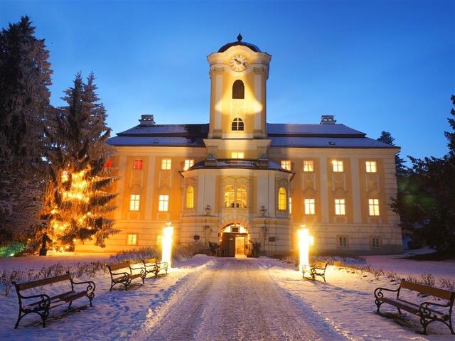 Der Adventmarkt beherbergt 50 Stände im Renaissance-Schloss sowie im Stüberl des Meierhof Heurigen. | Foto: Margit Zulehner