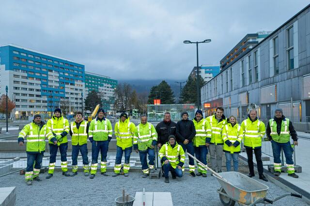 Das Baustellenfest ist eine Würdigung des Baufortschritts und ein Dank an alle beteiligten BauarbeiterInnen. | Foto: ©IKM/Bär