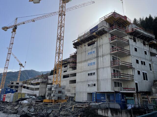 Das NHT Projekt in der Gerlos umfasst 122 Wohneinheiten. | Foto: Haun