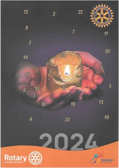 So sieht der Kalender aus. | Foto: Rotary Club